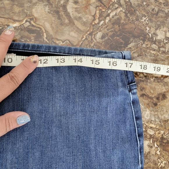 Soft Surroundings Blue Jeans Pull on Size PL PETITE LARGE - Picture 8 of 10